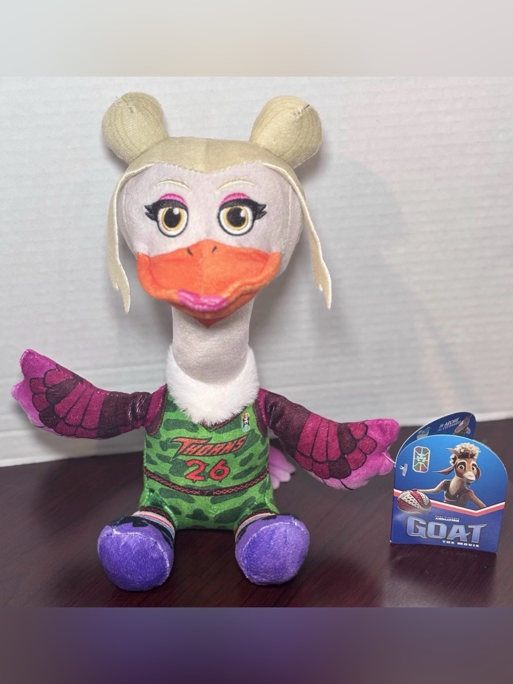 Goat The Movie - Olivia Burke #26 Thorns Team vulture Plush Toy 12-inch NEW!